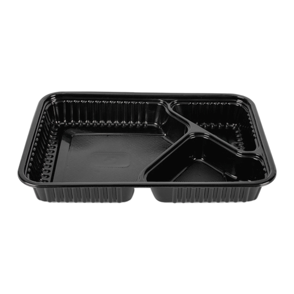 ظرف یکبار مصرف غذا سه خانه کد 733